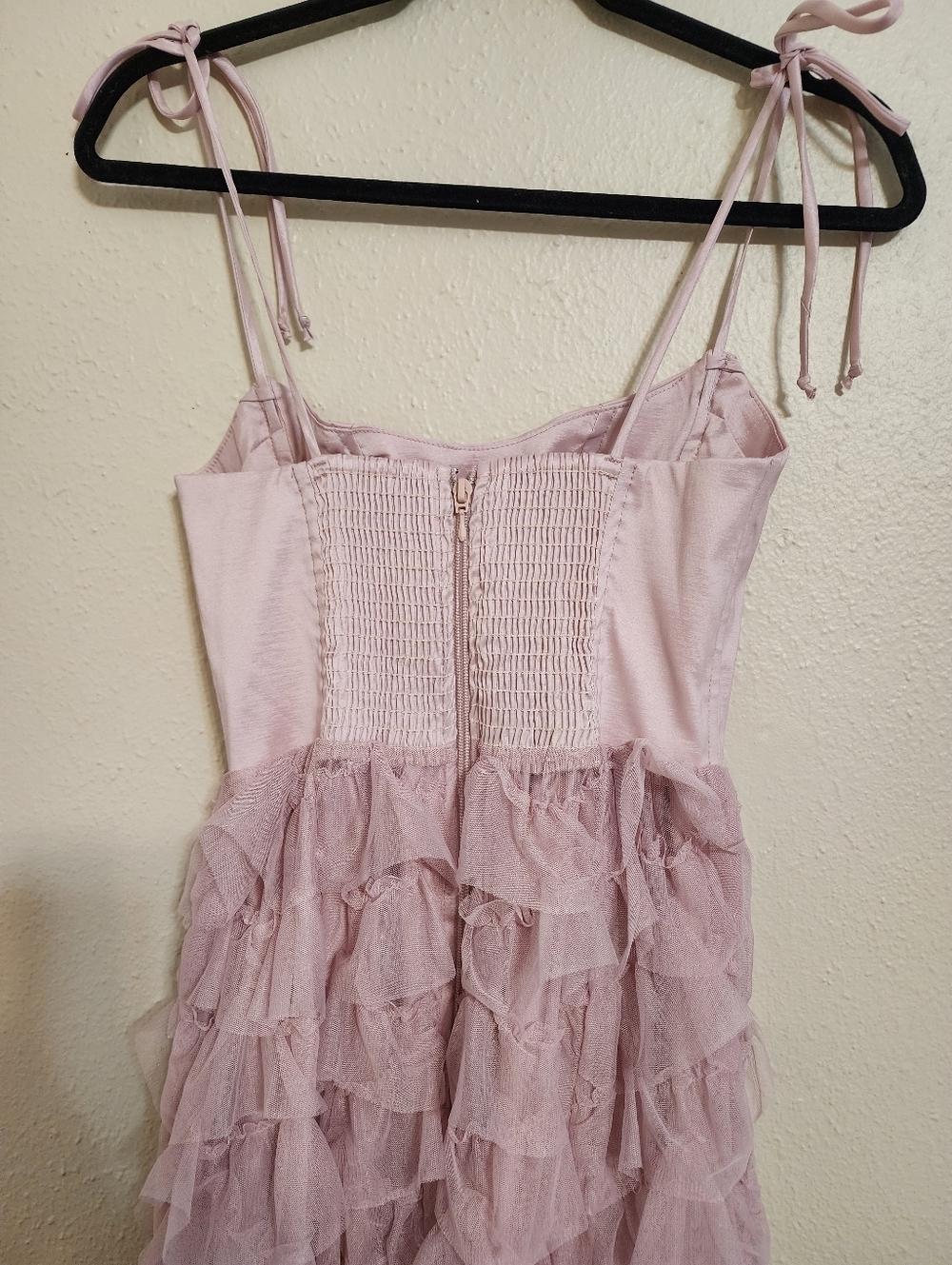 Show Me Your MuMu Francesca Maxi Ballet Slipper Ruffle Tulle Dress S Party Prom - Picture 9 of 10